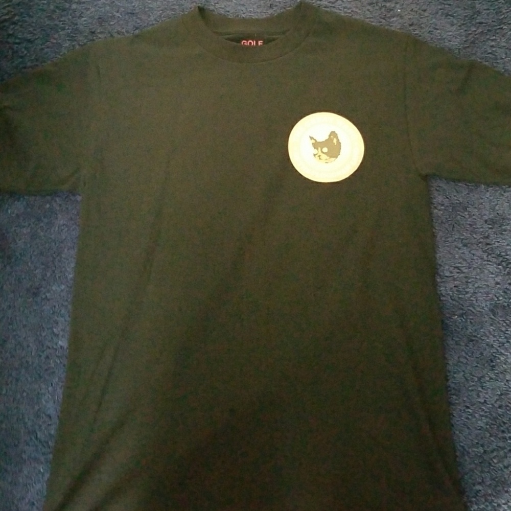 AUTHENTIC GOLFWANG BLACK KILL CAT TEE SMALL